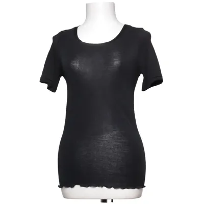 T-shirt (Noir) de Calida Soie, Laine