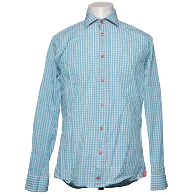 Shirt (Blauw, Wit, Oranje) van Chadburry Katoen