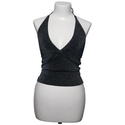 Haltertop (Zwart, Zilver) van Venderby's Elastaan, Polyamide, Polyester