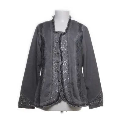 Blazer (Gray) from Body Needs Cotton, Polyester