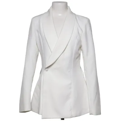 Blazer (White) from Missguided Polyester