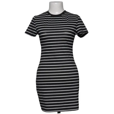 Dress (Black, White) from Fancyqube Elastane, Polyester