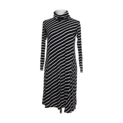 Jurk met col (Zwart, Wit) van Frk. Viscose