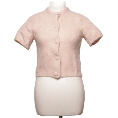 Strickjacke (Pink) von H&M Premium Quality Mohair, Wolle, Polyamid, Elasthan