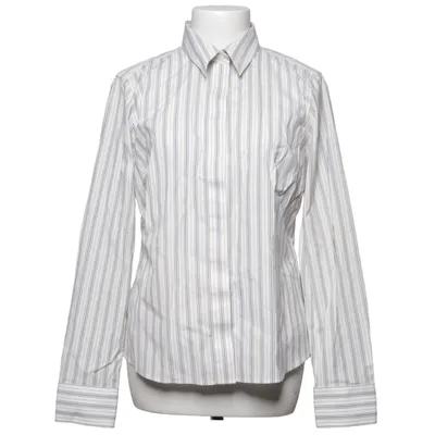 Shirt (White, Multicolored) from Jones New York Cotton, Elastane