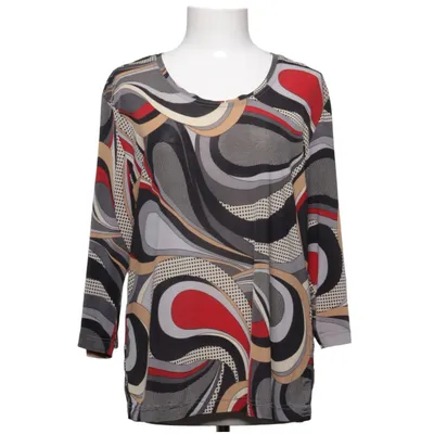 Topp (Svart, Röd, Flerfärgad) från Plaza Elastan, Polyester