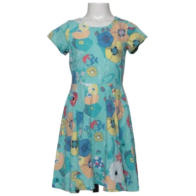 Dress (Blue, Multicolored) from Polarn O. Pyret Cotton, Elastane