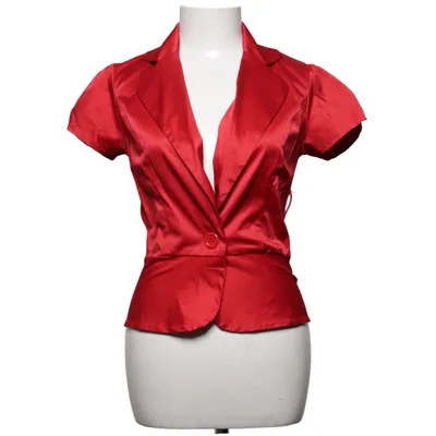 Blazer (Red) from Lulumary Cotton, Elastane, Polyester
