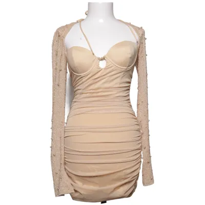 Cocktailkjole (Beige) fra Oh Polly Elastan, Polyester