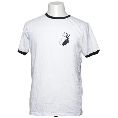 T-shirt (Hvid, Sort) fra Earth Positive Økologisk bomuld