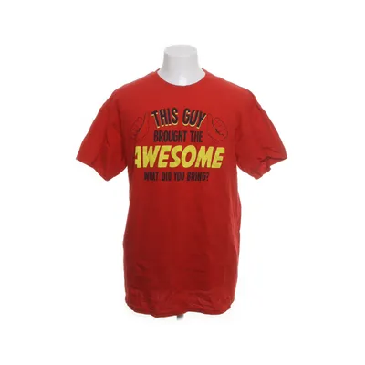 T-shirt (Röd, Flerfärgad) från Delta Pro Weight Bomull