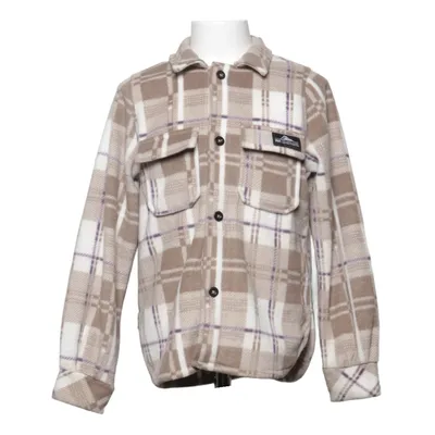 Surchemise (Marron, Blanc) de Warp Polyester