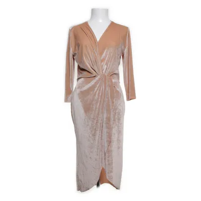 Jurk (Beige) van Zara Basic Collection Elastaan, Polyester