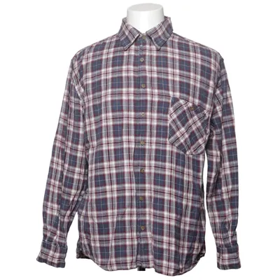 Flannel skjorte (Blå, Rød, Hvid, Grå) fra Gambler Bomuld