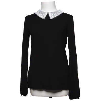 Bluse (Sort, Hvid) fra Hallhuber