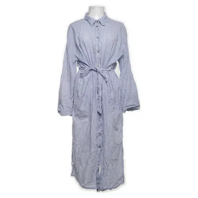 Skjortklänning (Blå, Vit) från New Look Bomull