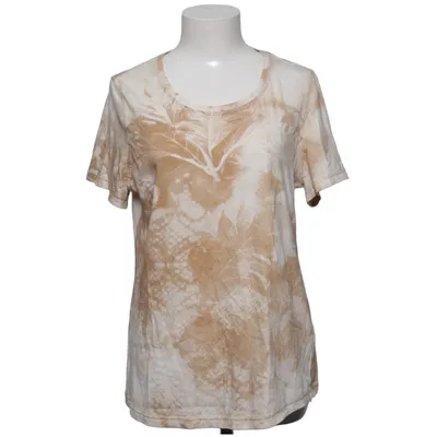 T-shirt (Bruin, Wit) van Apanage Collection Katoen, Elastaan