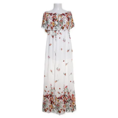 Maxi jurk (Wit) van Shein Katoen, Polyester