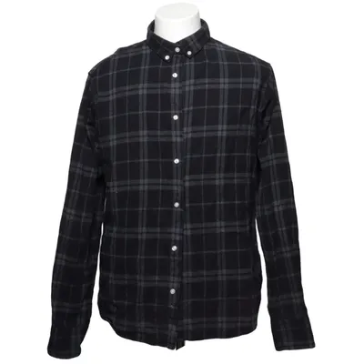 Flannel shirt (Gray) from Bruun & Stengade Cotton