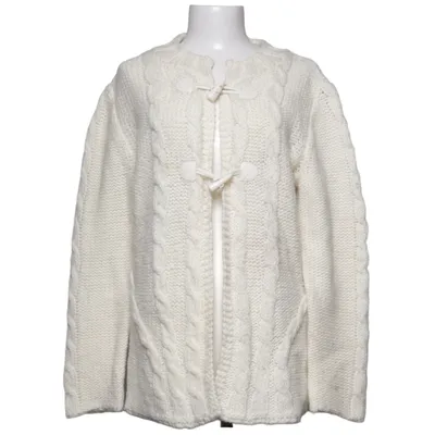Cardigan (Wit) van Ichi Acryl, Wol
