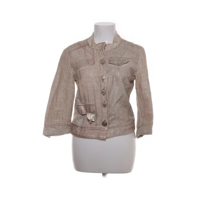 Jacka (Beige) från Elisa Cavaletti Bomull, Linne, Polyester
