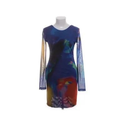 Kjole (Blå, Flerfarvet) fra Zara Elastan, Polyester