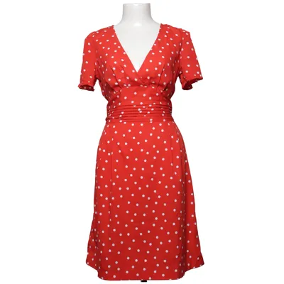 Omlottklänning (Röd, Vit) från Sisters Polyester
