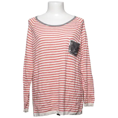 Lange mouwen shirt (Rood, Wit) van Custommade Angora, Kasjmier, Katoen, Polyamide, Viscose, Wol