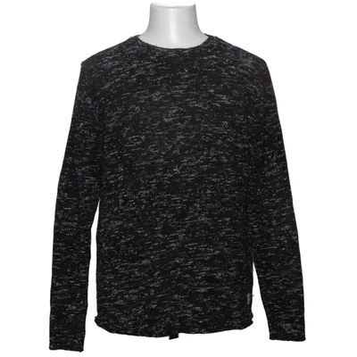 Pull-over (Noir, Blanc) de Jack & Jones Vintage Acrylique, Coton, Polyester, Laine