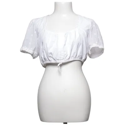 Dirndlblus (Vit) från Lekra Bomull, Polyester