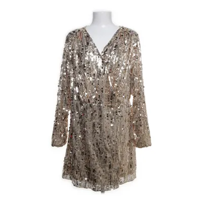 Omlottklänning (Guldfärgad) från H&M Polyester