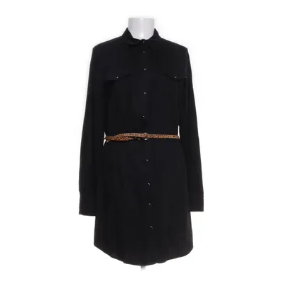 Shirt dress (Black) from Miss Miss Cotton, Polyester