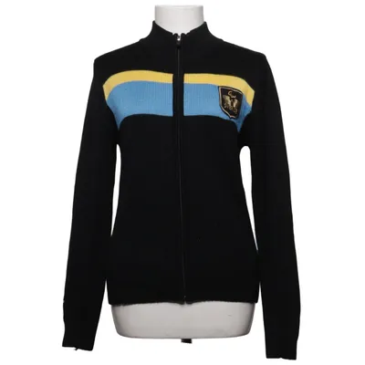 Cardigan (Zwart, Blauw, Geel) van Sverige Acryl, Wol