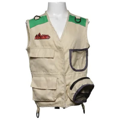 Ydervest (Beige, Grøn) fra Explorer Polyester