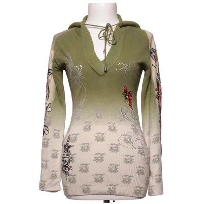 Sweat à capuche (Ehw-179 V Neck Hood-Touch Cash Butterfly) de Ed Hardy Acrylique