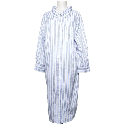 Robe chemise (Bleu, Blanc) de Norr Coton, Polyester