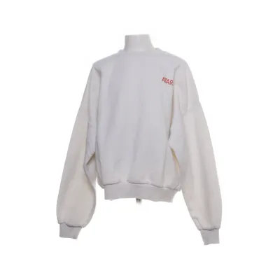 Collegetröja (Vit) från Atari Bomull, Elastan, Polyester