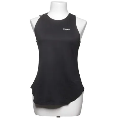 Débardeur de sport (Noir) de Stronger Élasthane, Polyester recyclé