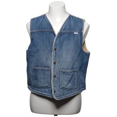Denim vest (Blue, Beige) from Carhartt Cotton, Polyester