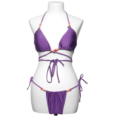 Bikini (Lila) från Bik Bok Swimwear Elastan, Polyamid, Polyester