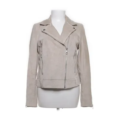 Läderjacka (Beige) från Jofama Polyester, Silke, Skinn