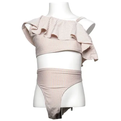 Bikini (Beige, Blanc) de H&M Élasthane, Polyamide, Polyester