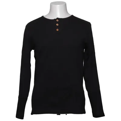 Henley shirt (Black) from EP Collection Cotton, Elastane
