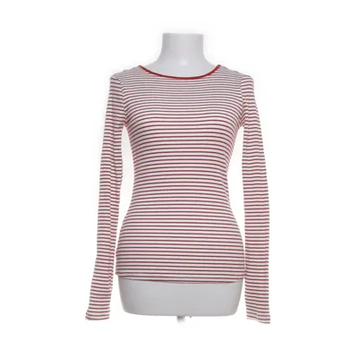 Langærmet t-shirt (Hvid, Rød) fra Mango