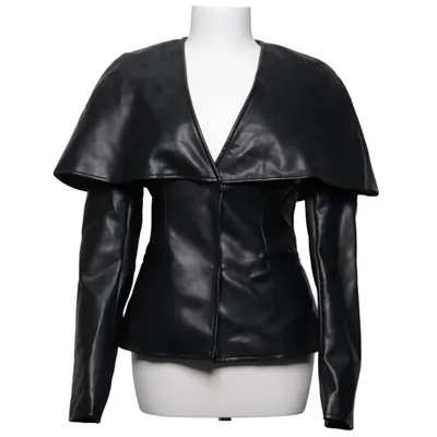 Jacka (Short Cape Detail Pu Blazer) från NA-KD Polyester, Polyuretan