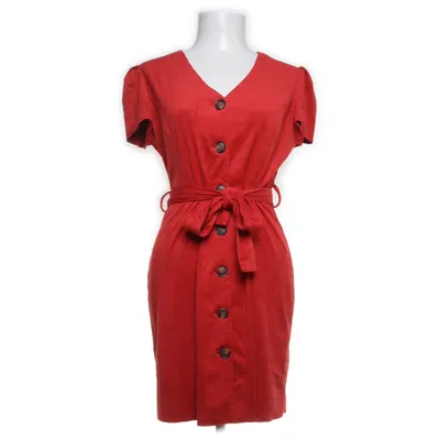 Jurk (Rood) van Mango Casual Polyester, Elastaan