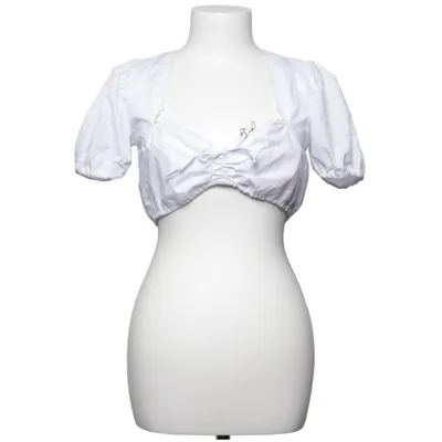 Dirndlblus (Vit) från Almenrausch Bomull, Polyester
