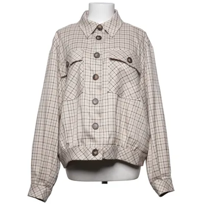 Skjortejakke (Beige, Sort) fra Co'Couture Elastan, Polyester