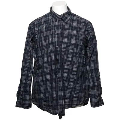Chemise en flanelle (Bleu, Blanc) de Randolph Coton