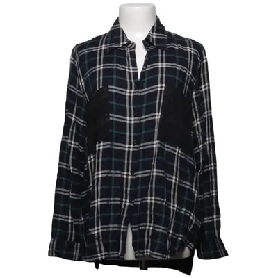 Flanellhemd (Blau, Grün, Weiß) von Desigual Polyester, Viskose